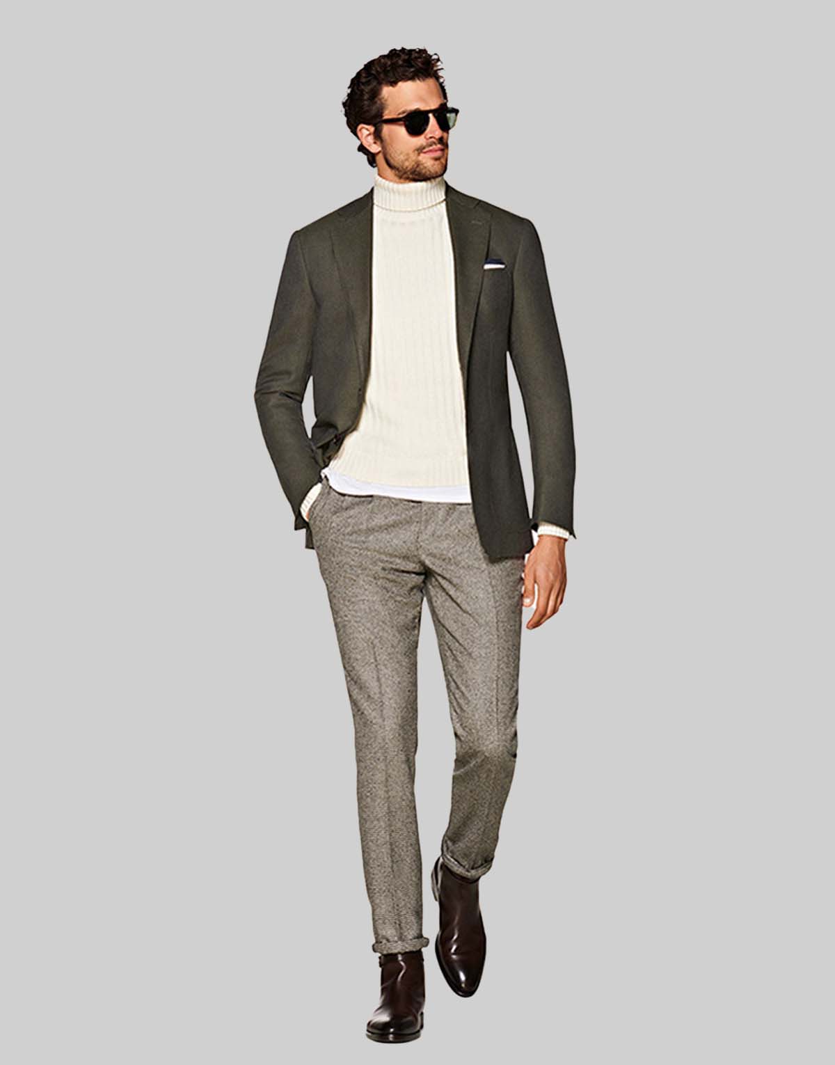 Customized Casual Single-Breasted Blazer-s8811